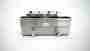 Friggitrice Elettrica professionale doppia vasca in acciaio inox per Pub Bar Ristoranti da banco 16+16 litri - 220 Volt