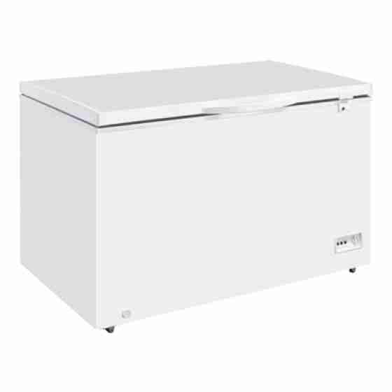 Frigo congelatore 127,5x74x82,5h cm 354 lt doppia temperatura +5 -25 °C classe A+  con porta a battente a basso consumo energetico