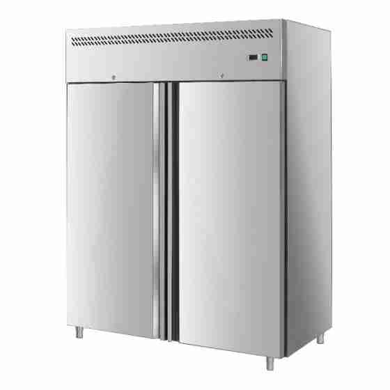 Armadio frigo refrigerato in acciaio inox 2 ante 1400 lt -2 +8 °C ventilato monoblocco - FC