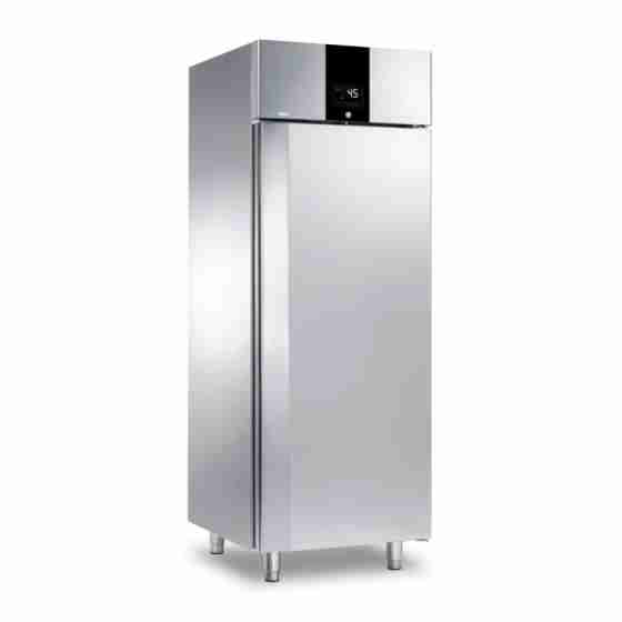 Armadio congelatore refrigerato in acciaio inox 1 anta cieca 700 lt ventilato -10 -22°C