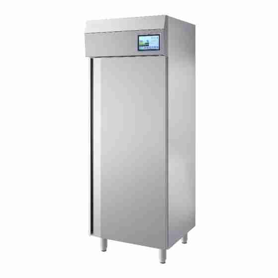 Armadio frigo refrigerato ventilato in acciaio inox 1 anta con strumento touch 900 lt 790x1020x2090h mm -2 +8 °C