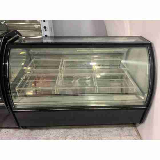 Banco gelateria professionale 18 gusti con vetri panoramici vaschette in plexiglas trasparente  -usato in dimostrazione -