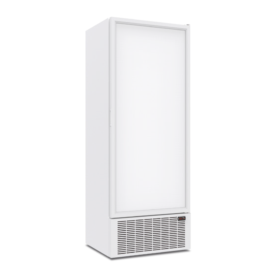 Armadio frigo refrigerato in acciaio bianco 1 anta 728 lt ventilato +0 +10 °C