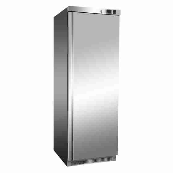 Armadio frigo refrigerato in acciaio inox 1 anta 400 lt ventilato 0 +10 °C