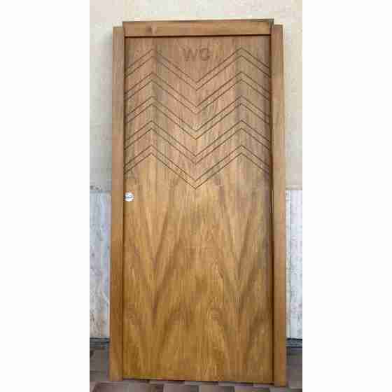 Porta in legno scorrevole per wc 91x212h cm usato