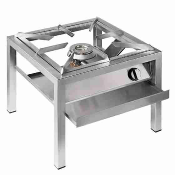 Fornellone in acciaio inox a gas 14 Kw per Interno e esterno - Fornelloni a  gas - Cucine Professionali - Cottura professionale - Linee Professionali