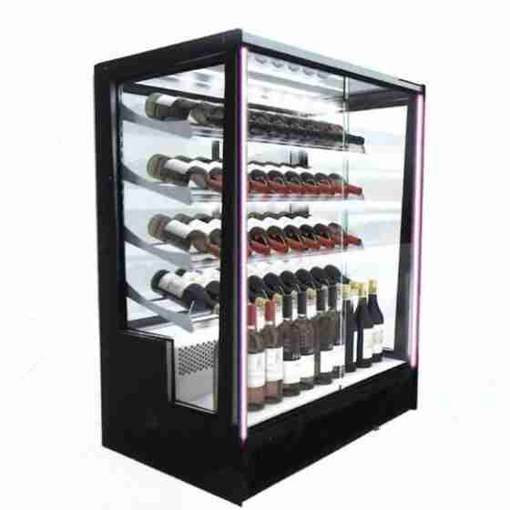 Vetrina Refrigerata Klassen  per bottiglie  vetri Squadrati con apertura Frontale/Posteriore 1015x620x1240h +4°/+8°C
