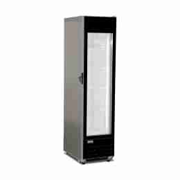 Vetrina congelatore gelati verticale ventilata con anta in vetro 245 lt -18 -23°C 45,2x70,1x184,8h cm
