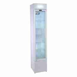 Vetrina pasticceria verticale refrigerazione statica con ventilatore di assistenza pannello pubblicitario 105 lt +1 +10 °C bianco