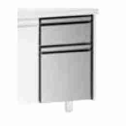 Cassetti refrigeranti in acciaio inox 1/3+2/3