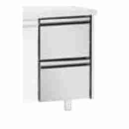 Cassetti refrigeranti in acciaio inox 2x1/2 per tavoli