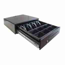 Cassetto cassa con apertura scorrevole con guide telescopiche 41x42x10,3h cm