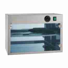 Sterilizzatore per coltelli a raggi UV in acciaio inox 0.16 Kw 51x28x35h cm