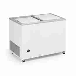Congelatore a pozzetto con ante scorrevoli 256 lt -18 -25°C 106,3x67x89,5h cm