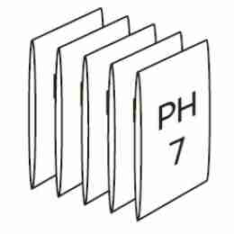 N°5 bustine da 20 ml soluzione per calibrazione PH 7