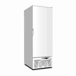 Armadio congelatore refrigerato in acciaio verniciato bianco statico con agitatore -10 -25°C 600 lt EC