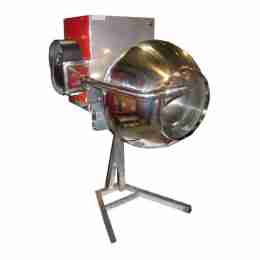 Impastatrice pralinatrice / caramellatrice 2 bruciatori capacità 15/20 kg  con variatore di velocità 500x900x1200h mm