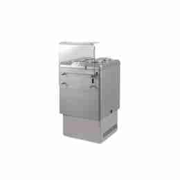 Banco gelati refrigerazione statica in acciaio inox 4 pozzetti 654x758x1030h mm