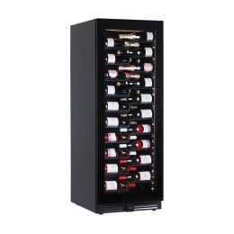 Cantina vini refrigerazione statica con agitatore 148 bottiglie +2 +20°C 595x690x1600h mm