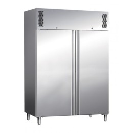 Armadio congelatore refrigerato in acciaio inox 2 ante 1400 lt -18 -22°C ventilato - EC
