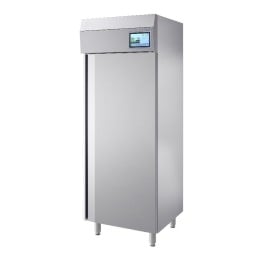 Armadio frigo refrigerato ventilato in acciaio inox 1 anta con strumento touch 900 lt 790x1020x2090h mm -15 -18 °C
