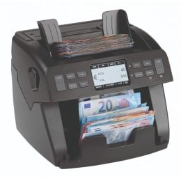 Conta controlla e valorizza banconote conteggio 1200 pezzi al minuto banconote miste controlli UV - IR - MG -  MT -  SD - CIS