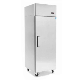 Armadio frigo refrigerato in acciaio inox 1 anta a basso consumo energetico 410 lt ventilato -2 +8 °C