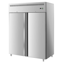 Armadio congelatore refrigerato in acciaio inox 2 ante  1400 lt -18 -22°C ventilato monoblocco - FC