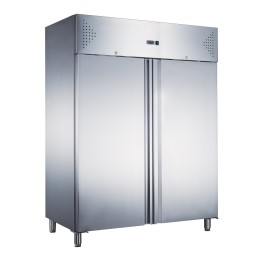 Armadio frigo refrigerato in acciaio inox 2 ante 1400 lt, ventilato -2 +8 °C tropicalizzato