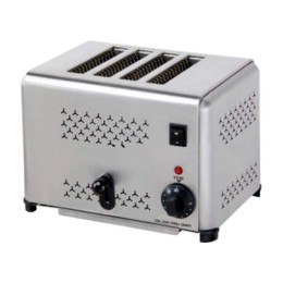 Toaster 4 fette in acciaio inox 220 V / 1.8 kw