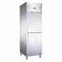 Armadio congelatore refrigerato in acciaio inox 1 anta con 2 porte separate 600 lt ventilato -18 -22°C tropicalizzato a basso consumo energetico