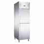 Armadio frigo refrigerato in acciaio inox 1 anta con 2 porte separate 600 lt ventilato -2 +8 °C tropicalizzato a basso consumo energetico
