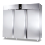 Armadio congelatore refrigerato in acciaio inox 3 ante cieche 2300 lt ventilato -10 -22°C