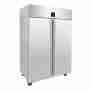 Armadio congelatore refrigerato in acciaio inox 2 ante 1400 lt  a basso consumo energetico ventilato  -22-17 °C 