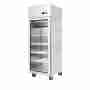 Armadio frigo refrigerato in acciaio inox 1 anta in vetro a basso consumo energetico 410 lt ventilato 0+8 °C