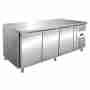Tavolo congelatore refrigerato in acciaio inox 3 porte 179,5x70x86h cm -10 -20°C