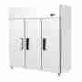 Armadio congelatore refrigerato in acciaio inox 3 ante a basso consumo energetico 1390 lt ventilazione forzata -22-17 °C