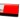 Vetrina frigo 180,8x39x36h cm 8 vaschette gn 1/3 refrigerata da banco rossa con mensola intermedia vetri curvi e motore incorporato