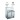 Banco frigo saladette espositivo con vetro dritto e mensola intermedia 2 porte 90x70x85h cm
