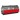Banco refrigerato ventilato rosso per macelleria e salumeria +2+5°C con vano riserva 104x117,5x123,5h cm vetri curvi