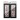 Armadio frollatura per carni in acciaio inox 2 porte in vetro serigrafato con profili neri capacità 1365 lt