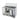 Banco frigo saladette a basso consumo energetico 3 ante con coperchio copringredienti 1365x700x950h mm