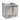 Banco frigo saladette con piano in acciaio inox  2 porte 900x700x970h mm 5 vaschette GN 1/6