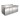 Tavolo congelatore refrigerato in acciaio inox con alzatina 3 porte 179,5x70x96h cm -10 -20°C