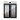 Armadio stagionatore per salumi in acciaio inox 2 porte in vetro serigrafato con profili neri capacità 1365 lt