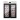 Armadio stagionatore per carni e formaggi in acciaio inox 2 porte in vetro serigrafato con profili neri capacità 1365 lt