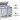 Banco frigo saladette con piano in acciaio inox 3 porte 1365x700x970h mm 8 vaschette GN 1/6 - XI a basso consumo energetico