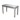 Tavolo pasticceria in acciaio inox su gambe 4 gambe 1000x900x870h mm