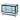 Vetrina refrigerata da banco con vetri dritti 120 lt -2 +8°C 750x560x680 h mm