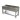 Lavello in acciaio inox 140x70x85h cm 2 vasche con gocciolatoio sx, ripiano e alzatina EC 